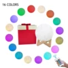 NEW model 16 color remote control 3d moon lamp