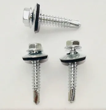 
Din 7504k Zinc plated hex washer head self drilling screw roof screw 