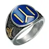 Turkish Ottoman jewelry lYl motif Stainless Steel rings for men
