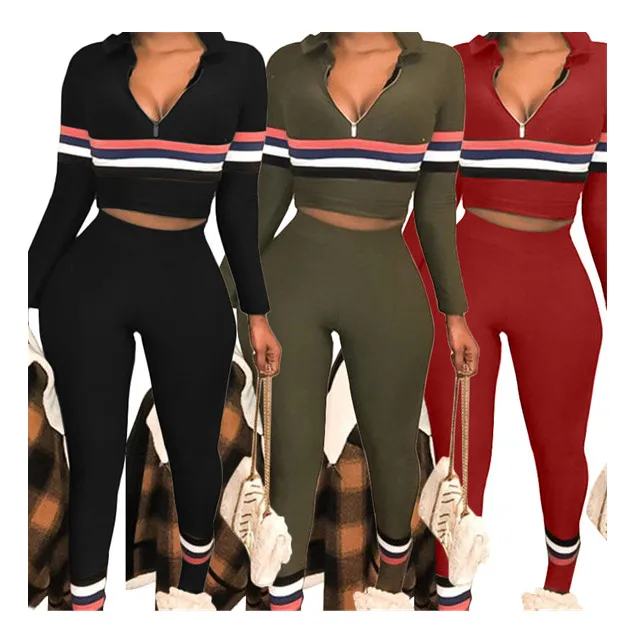 

Fitness Workout Gym Sports African Clothing Women Two Piece Pants Set Sexy, Customized color