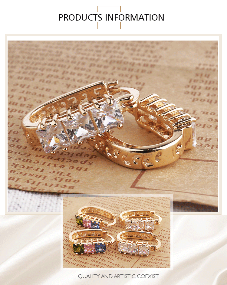 China Factory Direct 18k Gold Plated Earrings Jewelry Wholesale Buy