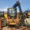 second hand caterpillar 416E backhoe loader with hammer cheap price used cat 416 backhoe