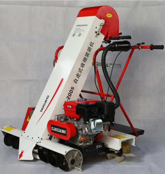 
grain collecting and bagging machine 