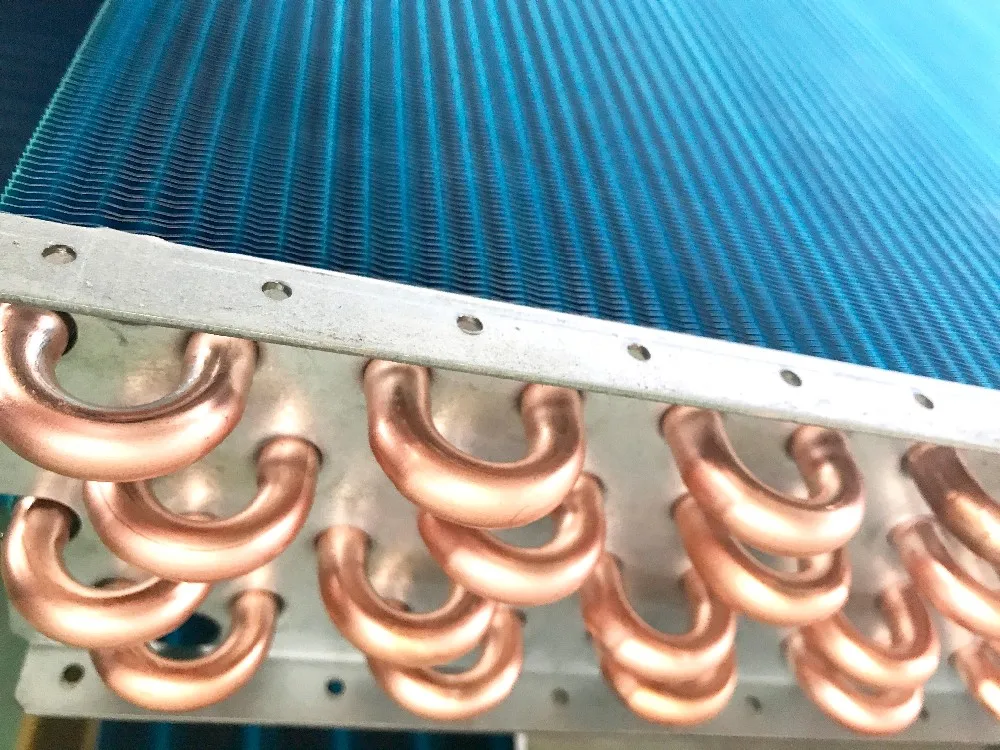 Blue Coated Evaporator Coil,Hydrophilic Heat Exchange Coil,Fin Type