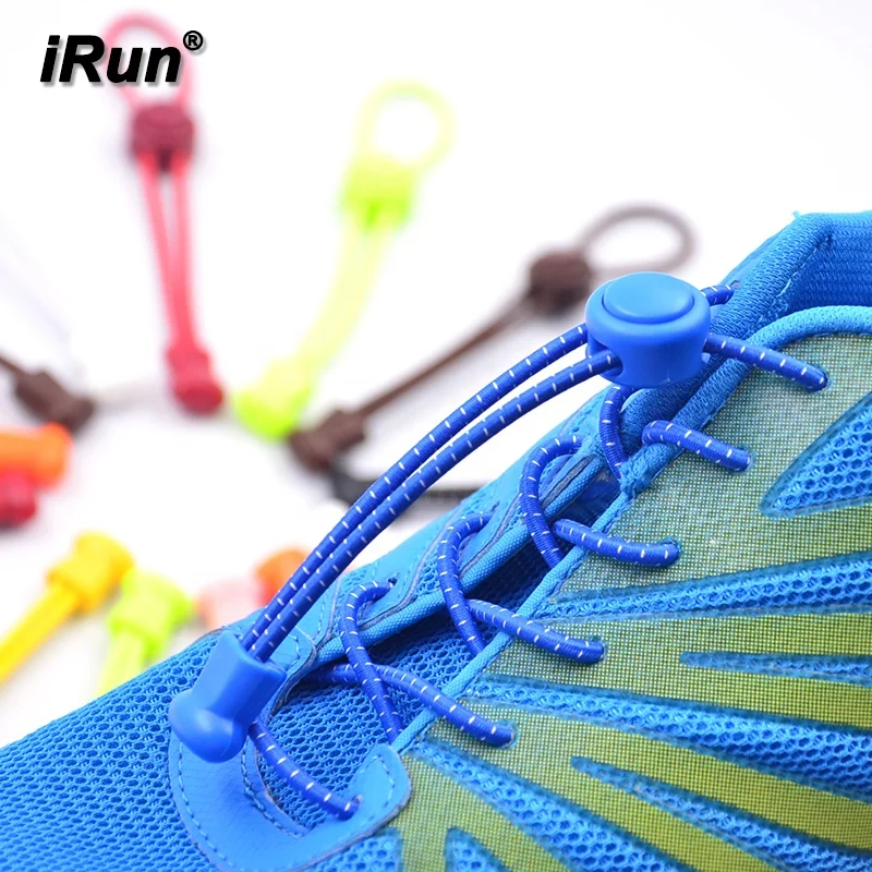 

[5] iRun Elastic Shoelaces Silicone Round Elastic Cord 3mm No Tie Shoelaces With Shipping To FBA USA