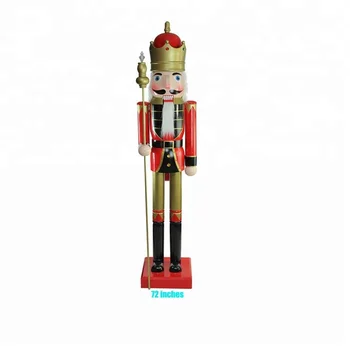 6ft wooden nutcracker