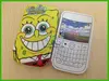 Cartoon movie Hard Back Cover SpongeBob phone case For Blacberry 8520