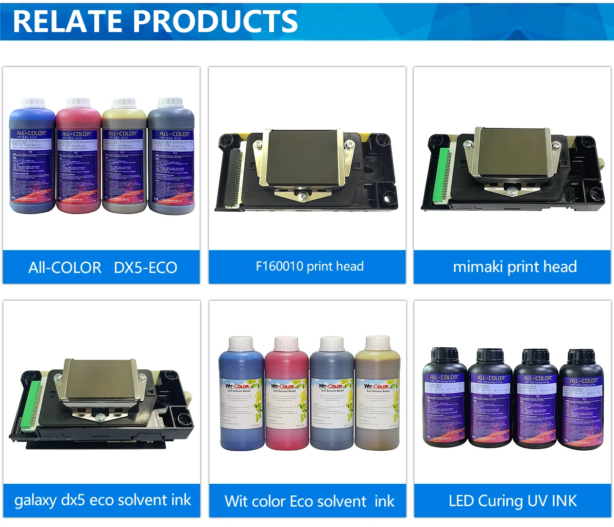 Wit Color Eco Solvent Ink For Ultra 9100 9200 9000 Dx4 Dx5 Dx7