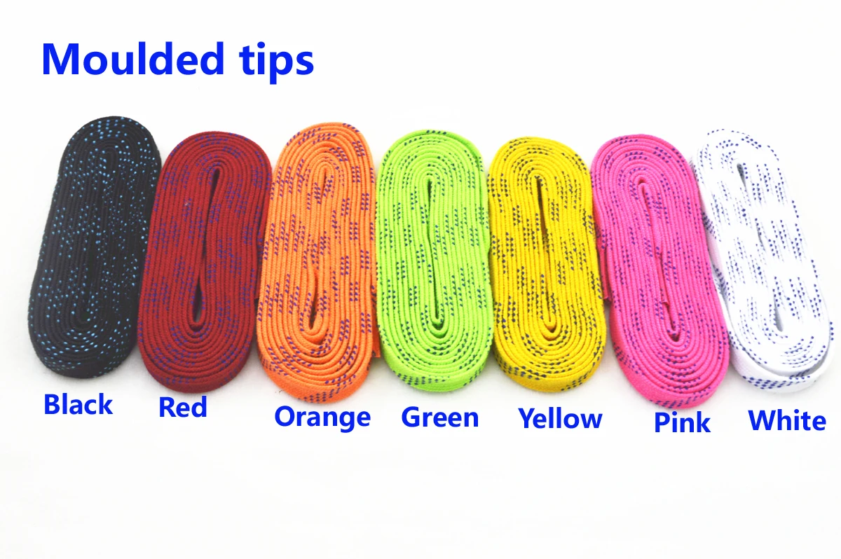Factory directly supply cheap price colored waxed shoe lace custom printed bulk shoelaces