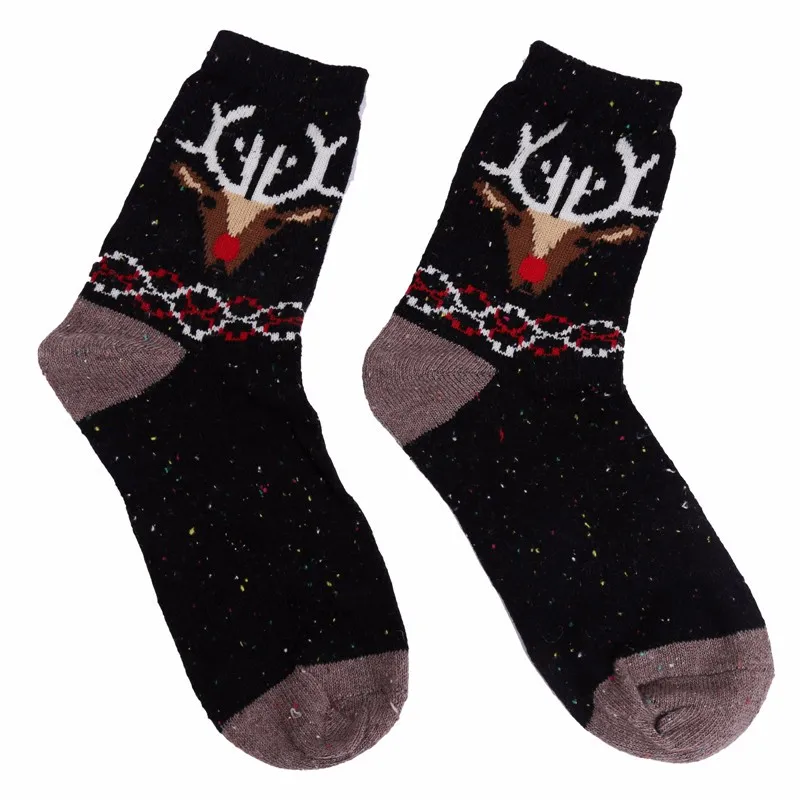 Thick Wool Cotton Crew Socks Women Harajuku Animal Lovely Christmas ...