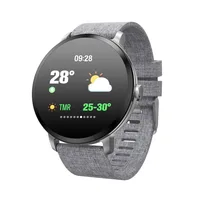 

1.3 inch color round screen smart bracelet heart rate and blood pressure monitoring smartwatch v11 smart watch