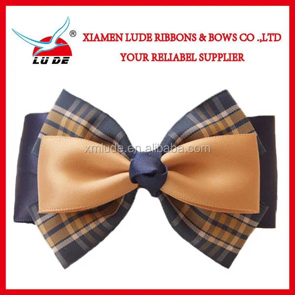 Pre Made Satin Ribbon Bow Tie For Garment Decoration Buy Satin Ribbon