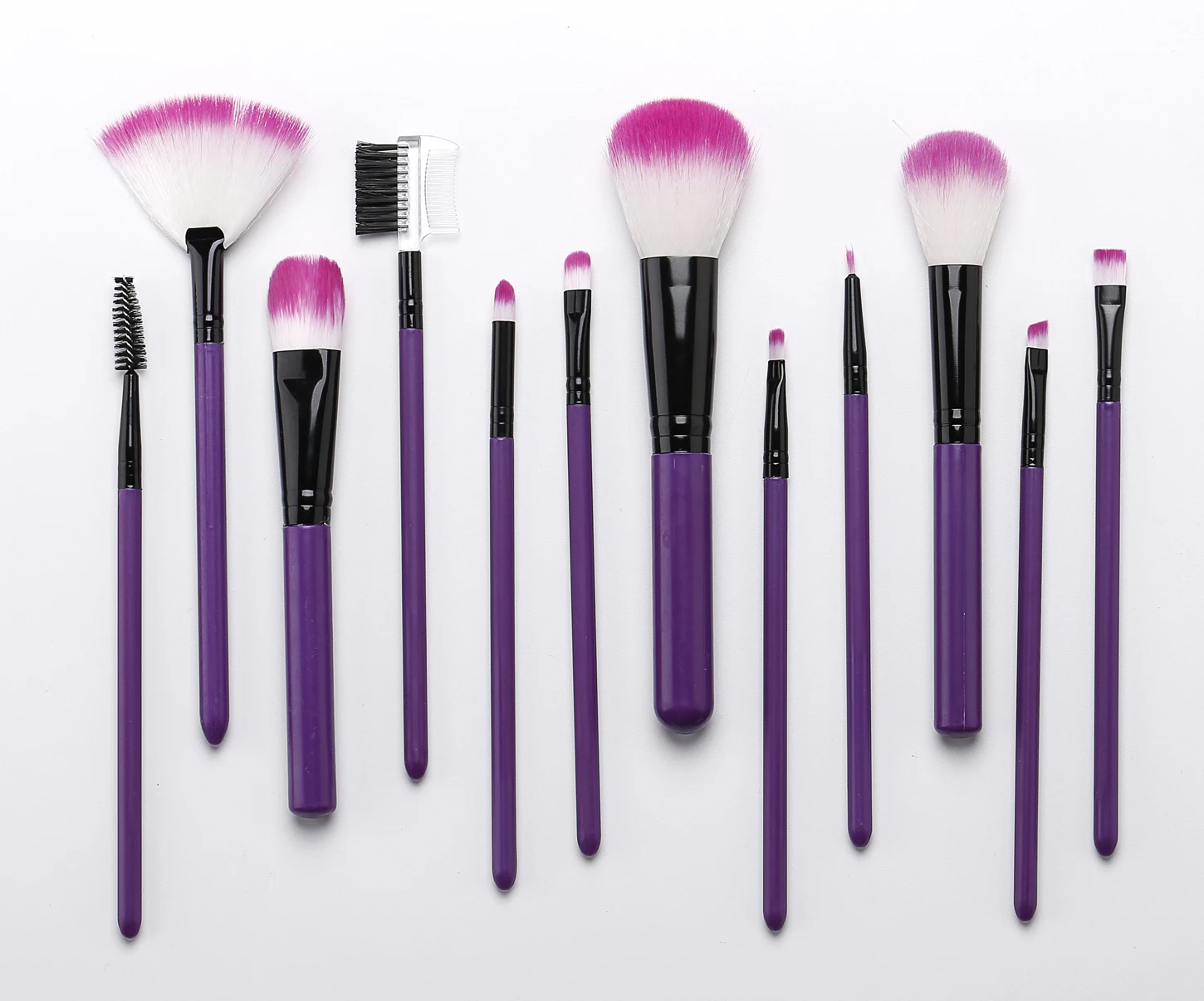 Top Brand Amshine Natural Hair 12 Pieces Makeup Brush Kit ...