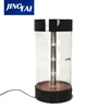 Round custom locking modern product shop design plexiglass revolving jewelry over the counter display showcase