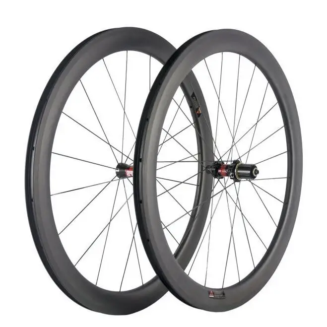 

700C T700 carbon wheels 50mm clincher/tubeless ready with DT hub and Sapim cx-ray spoke