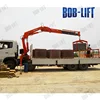 Wheel Mounted Mobile Block Grab Crane with Boom