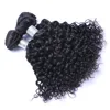 Wholesale Virgin Remy Hair Weave 100% Pure Unprocessed Brazilian Virgin Hair Natural Black Jerry Curly With Soft Feeling