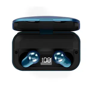Mini Portable TWS Wireless Earphones Large Charging Case