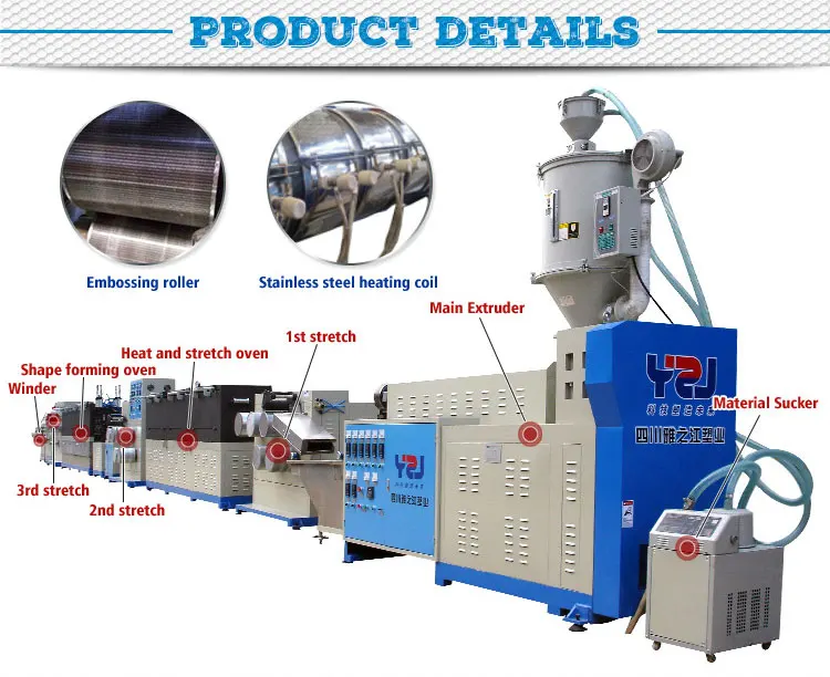 Union plastic 4 lines produce automatic strapping band pp packing belt making machine