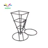 Countertop Mini French Fry Food Display Stand French Fries Cone Holder With Ketchup Cups Set Fries Cone Basket Stand
