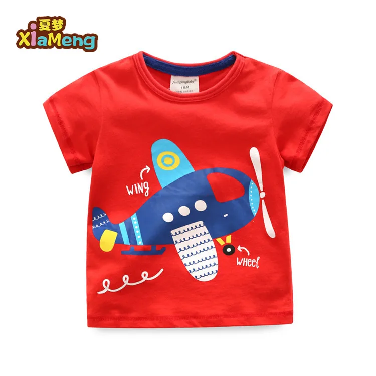 

organic tshirt cotton boys design printing summer 2019