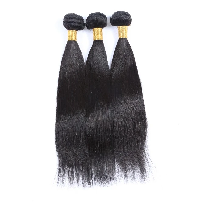 

100% Virgin Real Human Hair 4 Pcs Peruvian Straight Bundles For Black Women