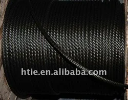 plastic covered wire rope cable