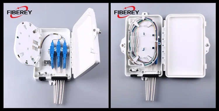 Caja Metálica De Fibra Óptica Coaxial De 6 Núcleos,Caja Ftth De