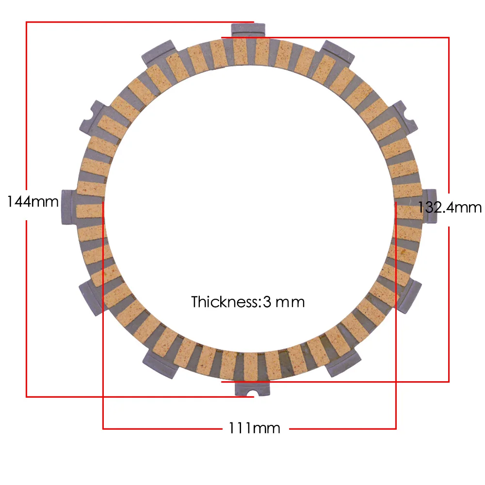 K3,K4,ZXR250 Motorcycle clutch friction plate for suzuki gn250 parts