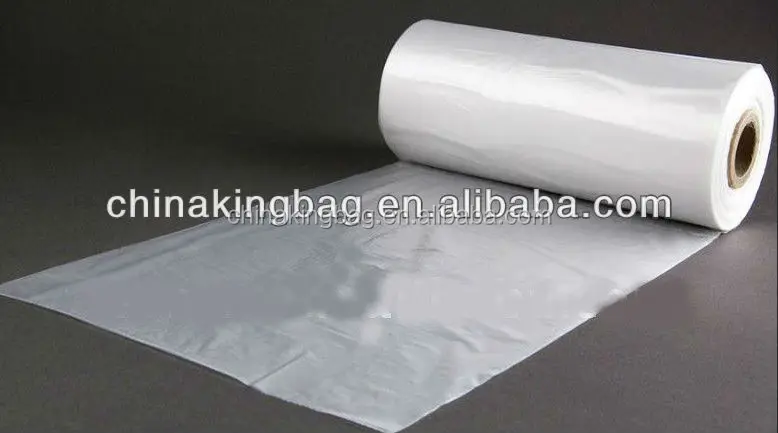 Color Box Plastic Food Bag Roll For 