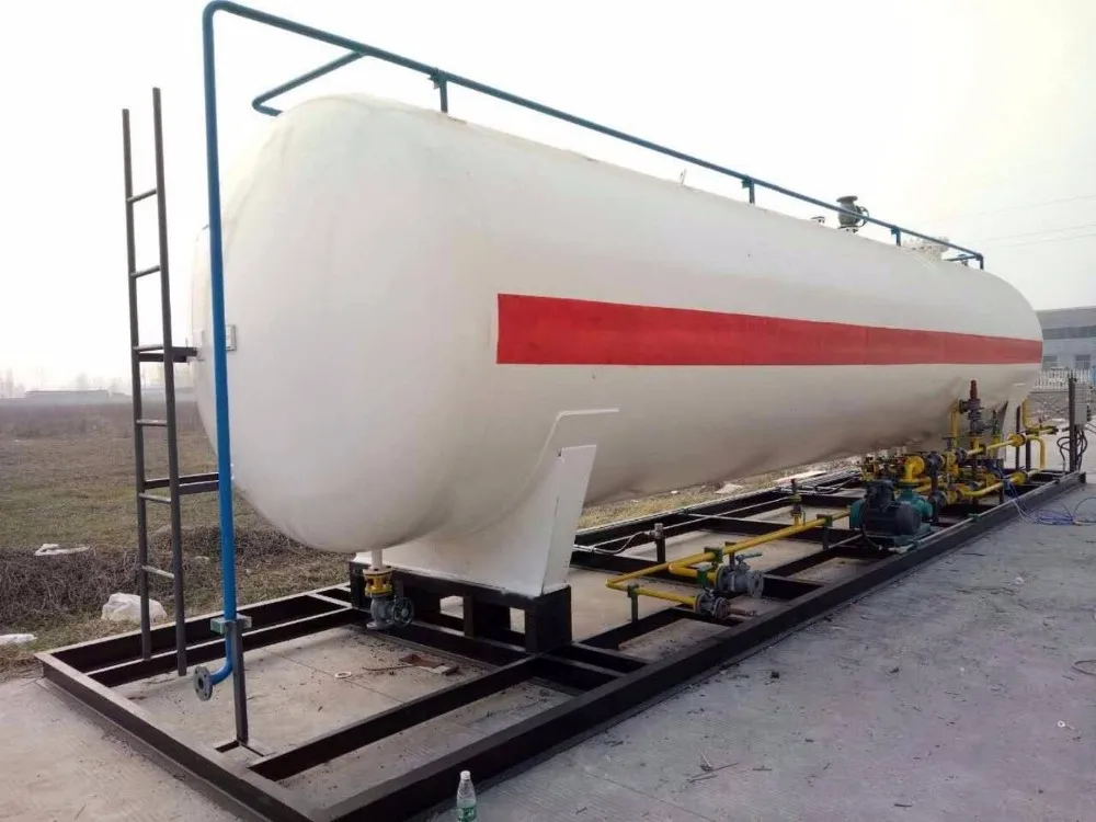 Ghana 35,000litres 60,000litres Bulk Lpg Storage Tank 10ton30t