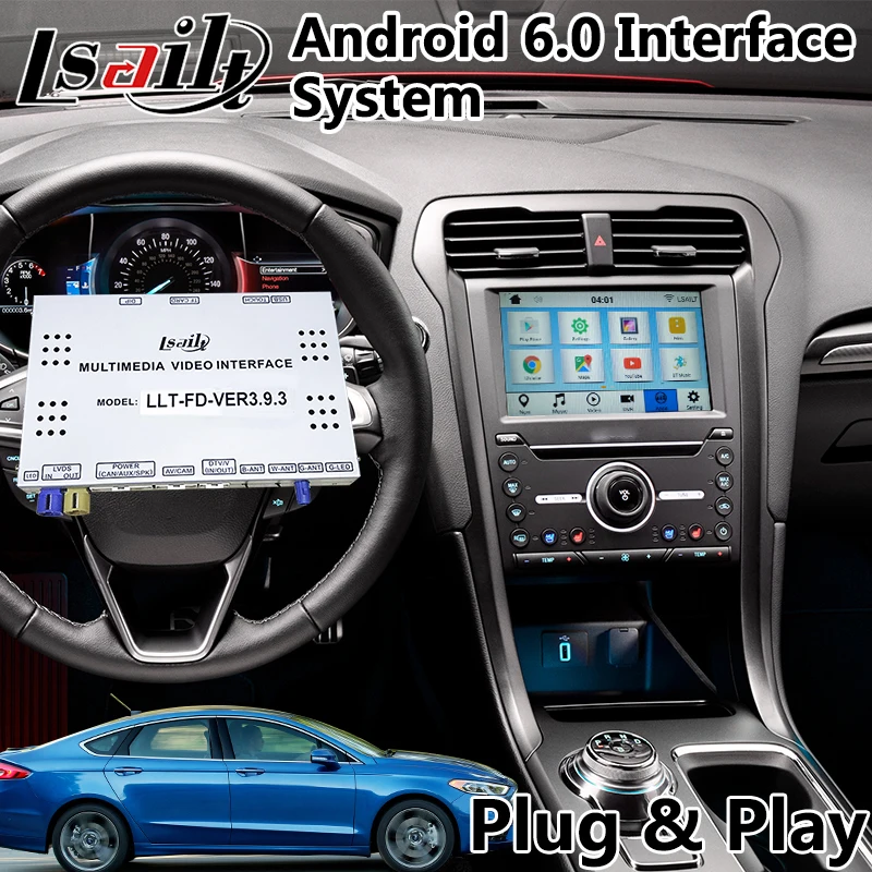 Android Navigation Video Interface For Ford Escape / Fusion / Edge