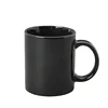 Popular Top Grade Ceramics Matt Black Blank Cheap Coffee Mug For Personalized