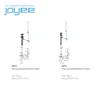 JOYEE brass waste rubber plug with chain and screw pop up waste pull down basin drain with overflow