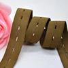 High Quality Custom Polyester Knitted Button Hole Knitted Elastic Band