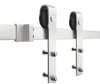 6ft stainless steel 304/316 sliding wooden door hardware brushed finishing or chromed finishing