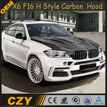 H Style Car Carbon Fiber Engine Bonnet With Vents Hoods For Bmw X6 F16 15 16 Buy Carbon Fiber Hood X6 Engine Car Hood F16 Carbon Bonnet Hood For Bmw X6 Product On Alibaba Com