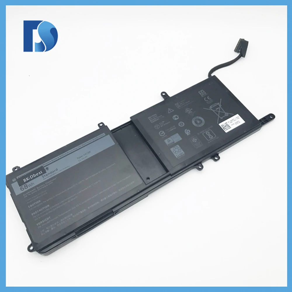 

BK-Dbest 15.2v 68wh Original quality Battery 44T2R for Dell ALIENWARE 17R4 0546FF, Black