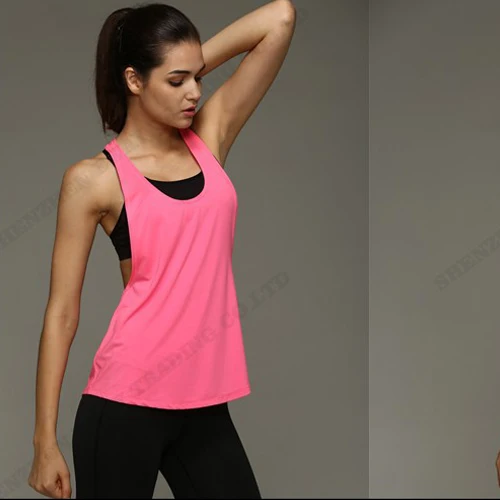 

Open Back Sports Workout Women Yoga Top Gym Sports Vest Sleeveless Shirts Tank Tops Sport Top Fitness Women Running Clothes