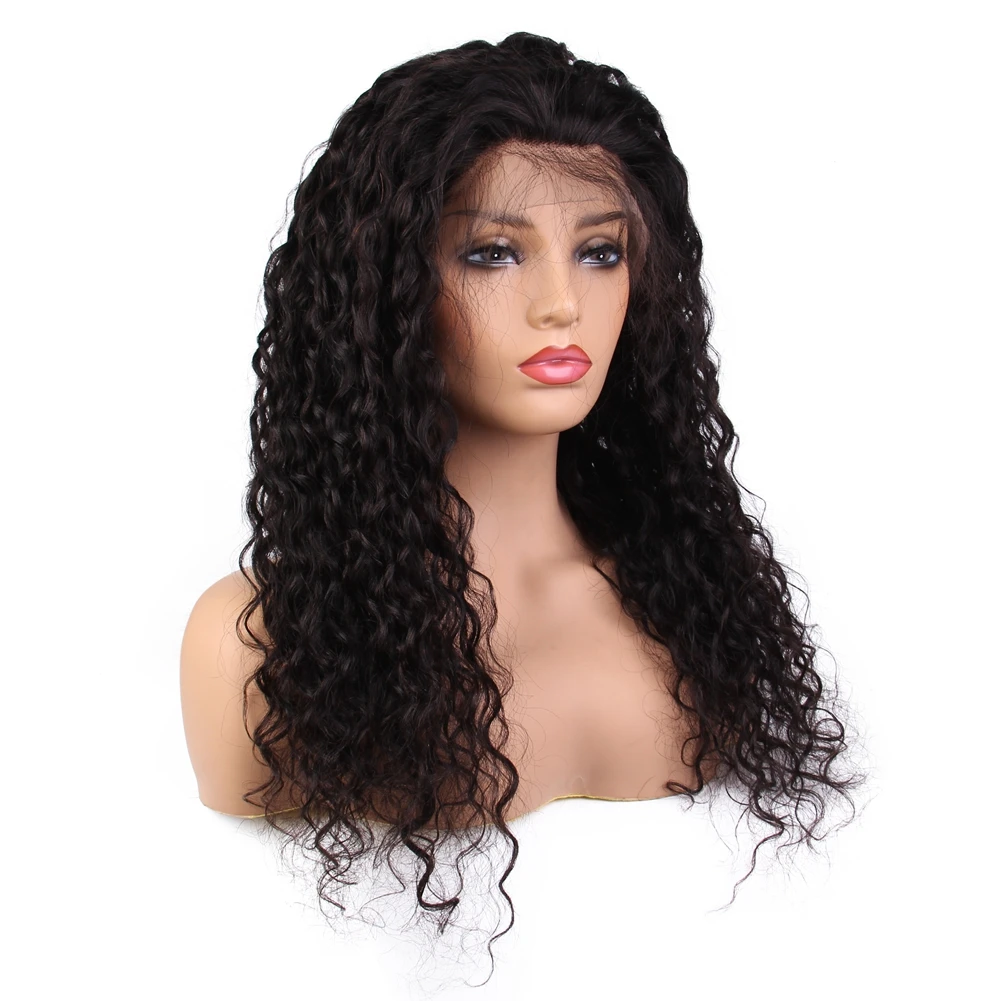 Best Chinese Pelucas Curly Wigs Human Hair Lace Front Natural Hairline ...