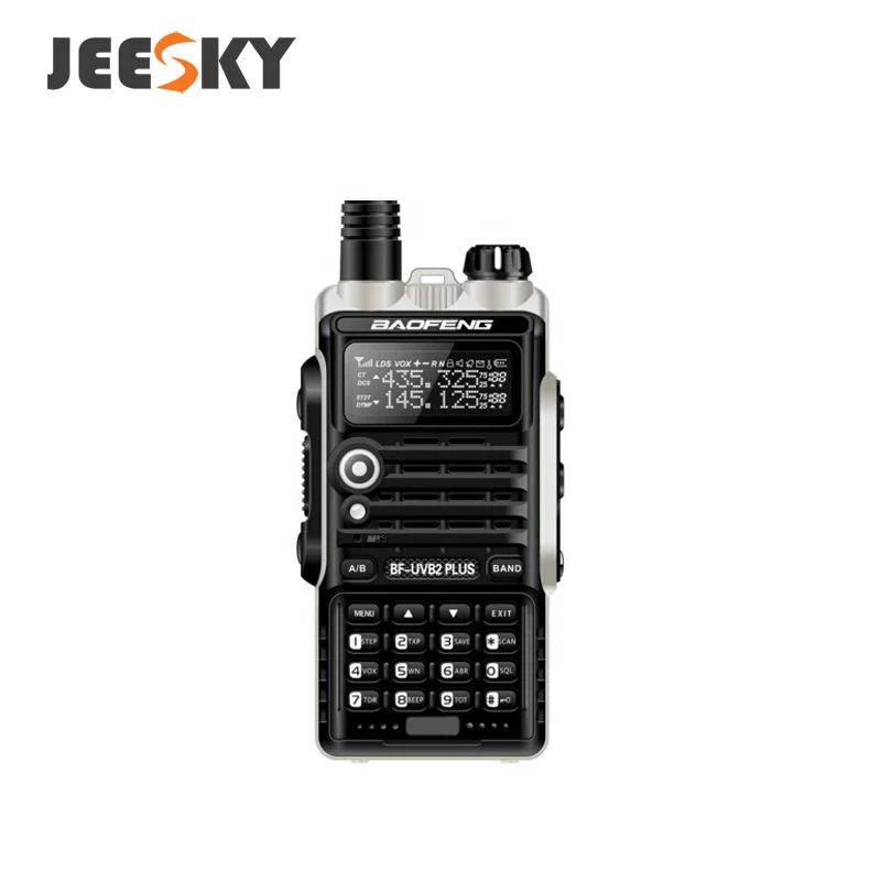 

New Products baofeng two way radio walkie talkie UVB2 PLUS,Wireless Intercom BAOFENG BF-UVB2 PLUS UHF/VHF dual bandTwo Way Radio, Black