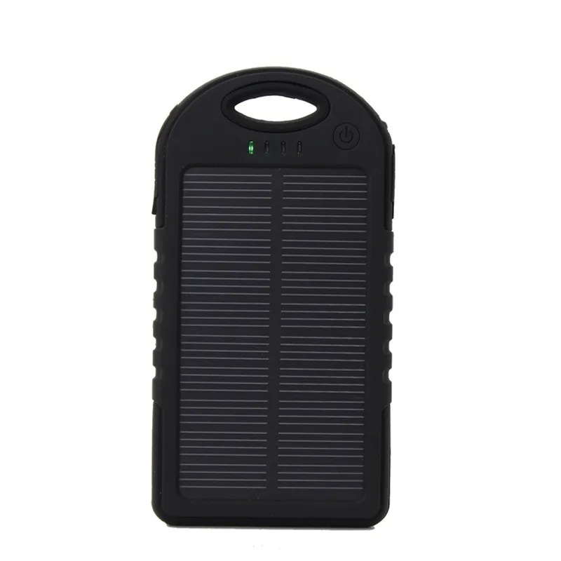 Solar Charger 5000 Mah Dual-usb Drop Resistance Portable Solar Power ...