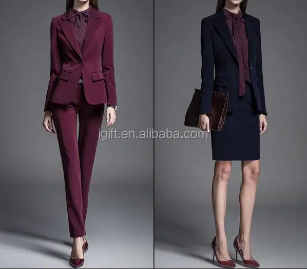 
Low MOQ ISO9001 BSCI Factory Customize Design Colorful Professional Women Bank Uniforms 
