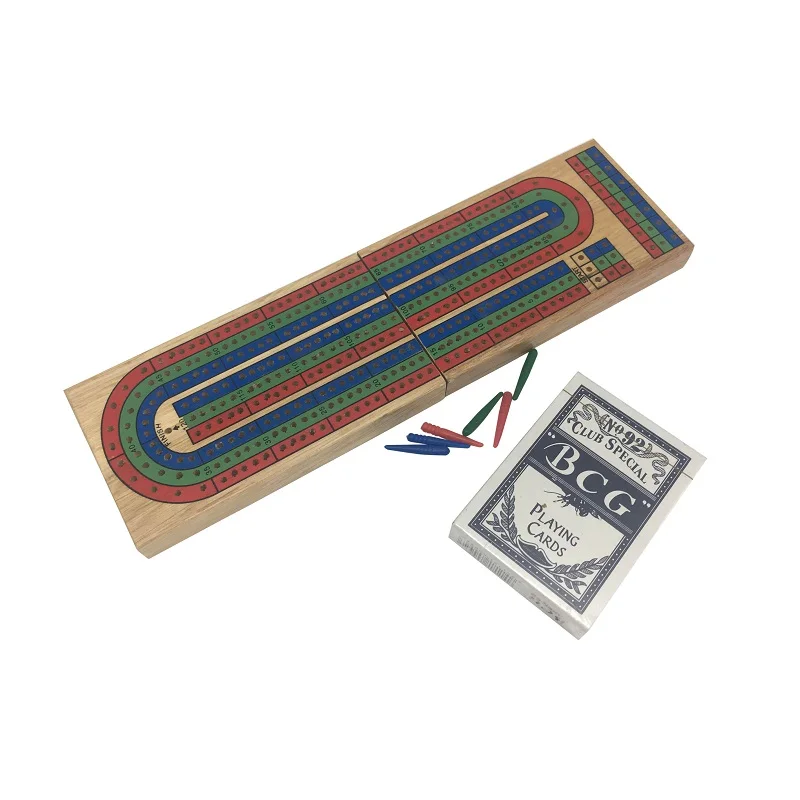 Wooden Foldable Peg Cribbage Board Game Buy Cribbage