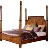 luxury matching furniture four poster bed wooden bed models(H750-1062)
