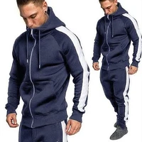 

Wholesale Custom Logo Tracksuit Muscle Hoodie Bomb Skinny Jogger Zipper Tracksuits