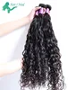 Wholesale hot sale virgin remy water wave human hair extension bundles for black women