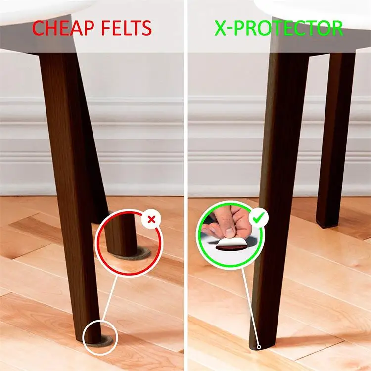 Heavy Duty Furniture Feet Premium Adhesive Furniture Felt Pad For