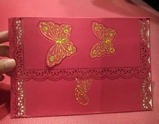 Bride and groom wedding invitation
