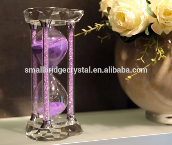 product hourglass wedding favors decoration blank crystal hourglass gifts-22